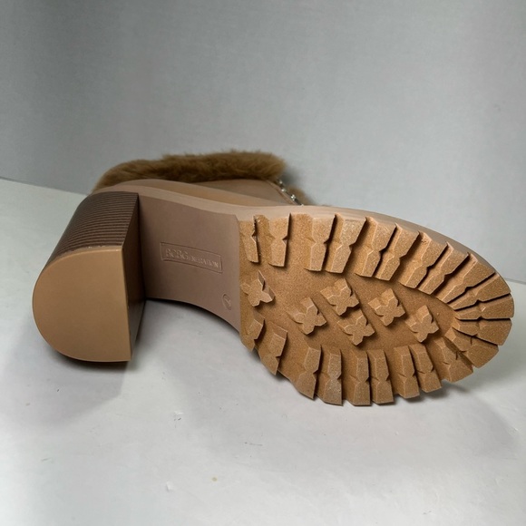 Pelica Faux Fur Block Heel Booties - Picture 9 of 10